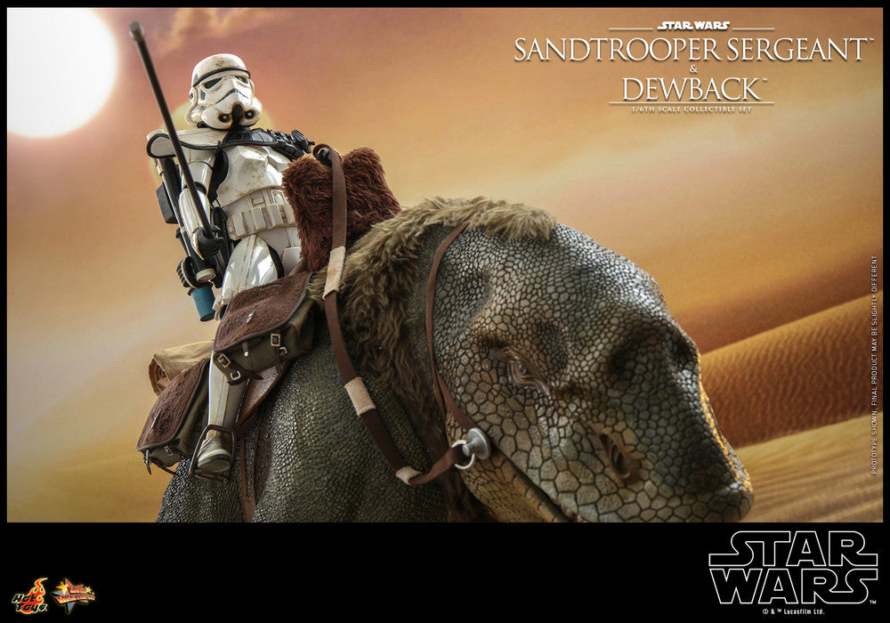 Preventa Figura Sandtrooper Sergeant™ con Dewback ™ - Star Wars Episode IV: A New Hope ™ marca Hot Toys MMS722 escala 1/6