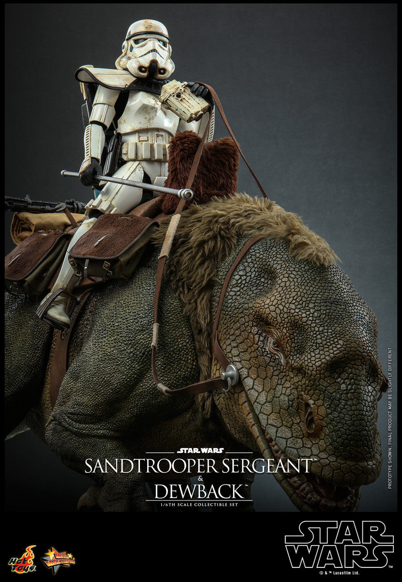 Preventa Figura Sandtrooper Sergeant™ con Dewback ™ - Star Wars Episode IV: A New Hope ™ marca Hot Toys MMS722 escala 1/6