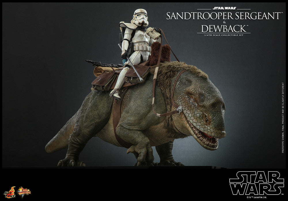 Preventa Figura Sandtrooper Sergeant™ con Dewback ™ - Star Wars Episode IV: A New Hope ™ marca Hot Toys MMS722 escala 1/6