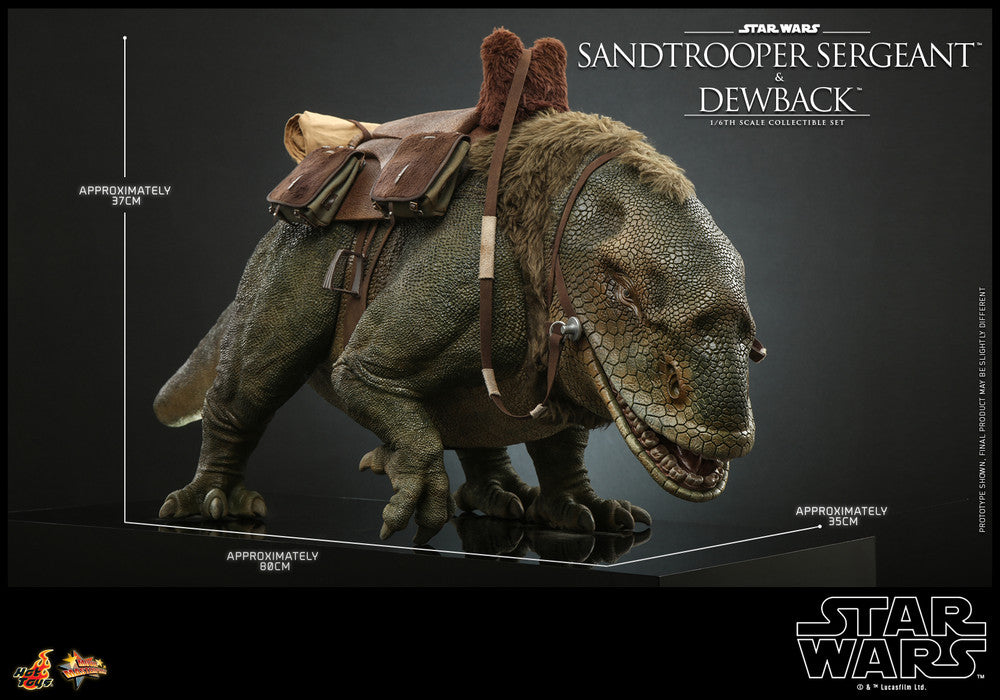 Preventa Figura Sandtrooper Sergeant™ con Dewback ™ - Star Wars Episode IV: A New Hope ™ marca Hot Toys MMS722 escala 1/6