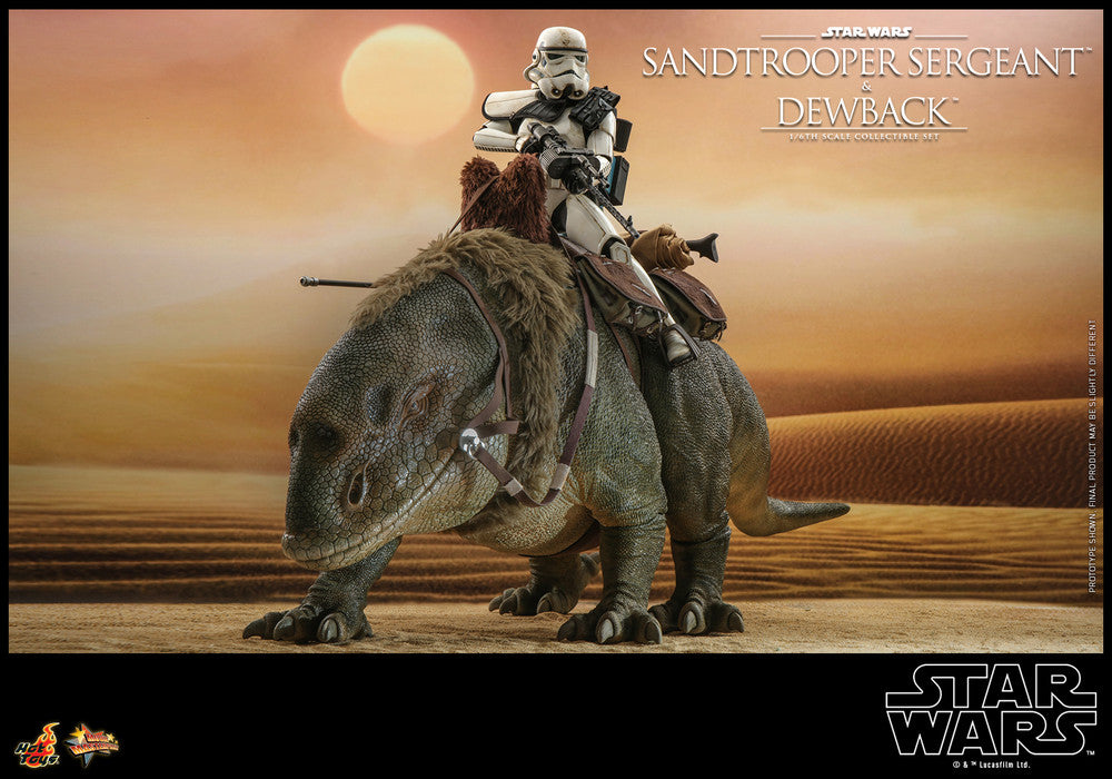 Preventa Figura Sandtrooper Sergeant™ con Dewback ™ - Star Wars Episode IV: A New Hope ™ marca Hot Toys MMS722 escala 1/6