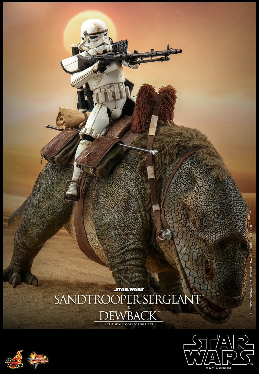 Preventa Figura Sandtrooper Sergeant™ con Dewback ™ - Star Wars Episode IV: A New Hope ™ marca Hot Toys MMS722 escala 1/6