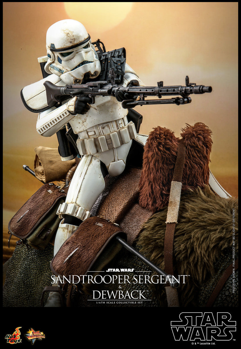 Preventa Figura Sandtrooper Sergeant™ con Dewback ™ - Star Wars Episode IV: A New Hope ™ marca Hot Toys MMS722 escala 1/6