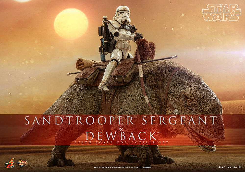 Preventa Figura Sandtrooper Sergeant™ con Dewback ™ - Star Wars Episode IV: A New Hope ™ marca Hot Toys MMS722 escala 1/6