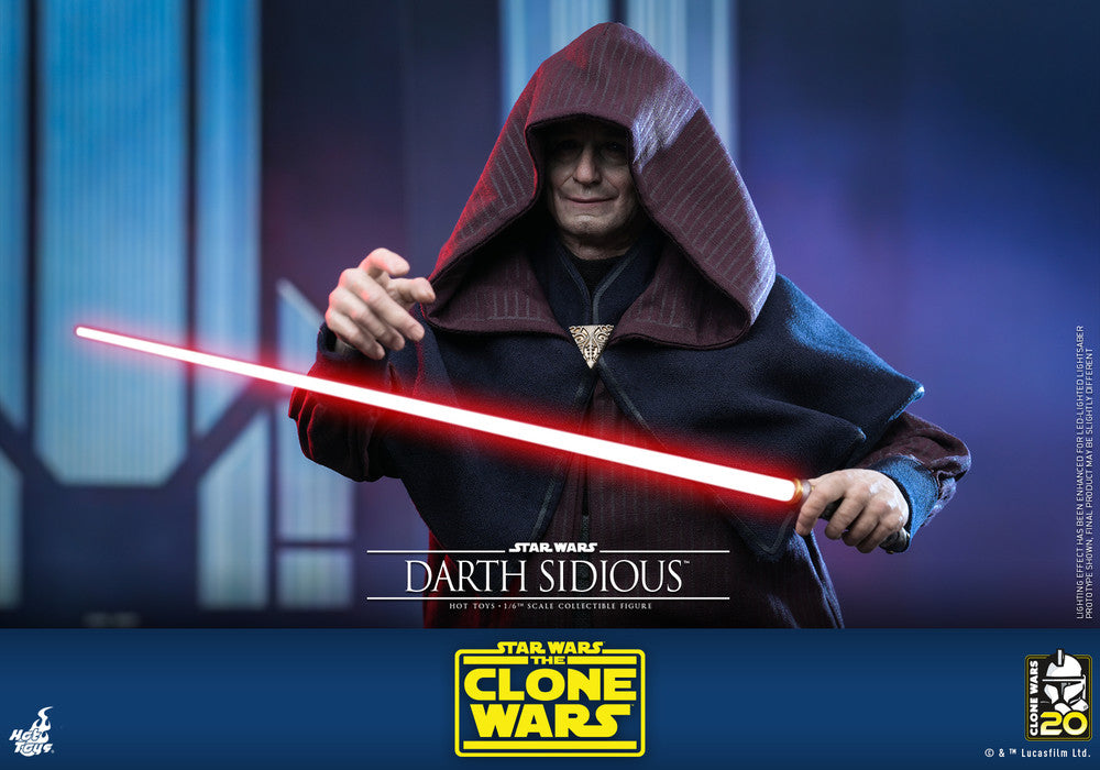 Pedido Figura Darth Sidious - Star Wars: The Clone Wars marca Hot Toys TMS102 escala 1/6