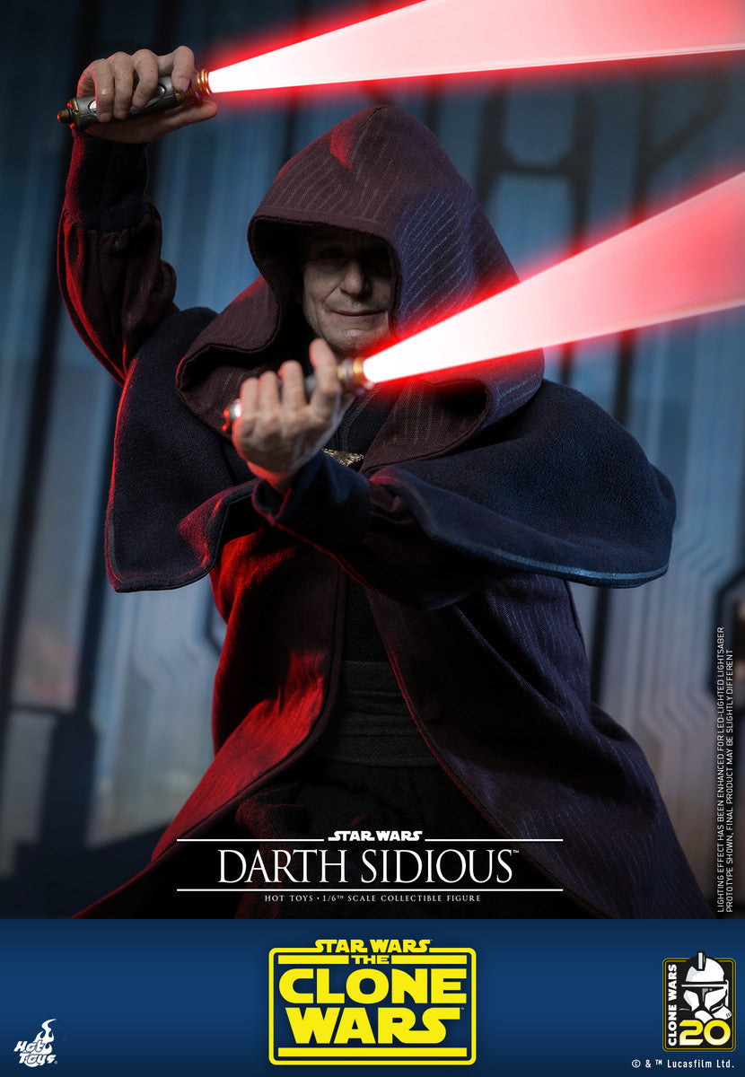 Pedido Figura Darth Sidious - Star Wars: The Clone Wars marca Hot Toys TMS102 escala 1/6