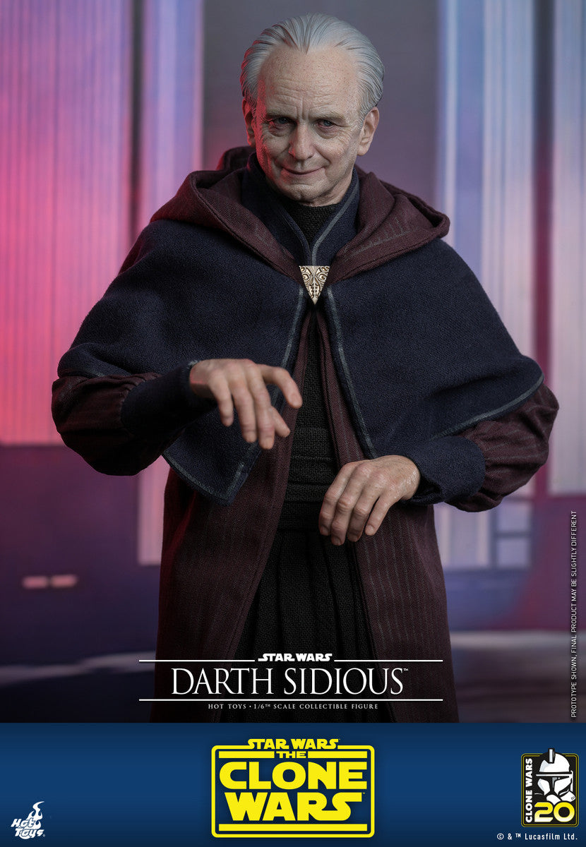 Pedido Figura Darth Sidious - Star Wars: The Clone Wars marca Hot Toys TMS102 escala 1/6