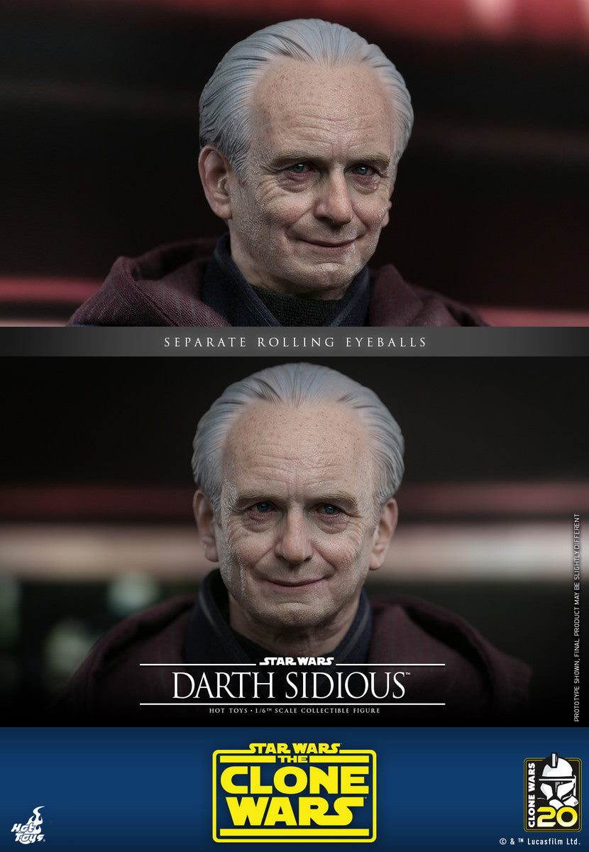 Pedido Figura Darth Sidious - Star Wars: The Clone Wars marca Hot Toys TMS102 escala 1/6