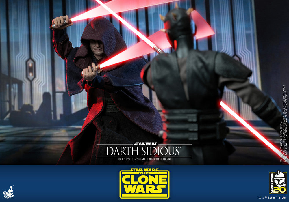 Pedido Figura Darth Sidious - Star Wars: The Clone Wars marca Hot Toys TMS102 escala 1/6