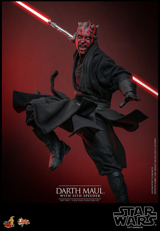 Preventa Figura Darth Maul con Sith Speeder ™ - Star Wars Episode I: The Phantom Menace ™ marca Hot Toys MMS749 escala 1/6