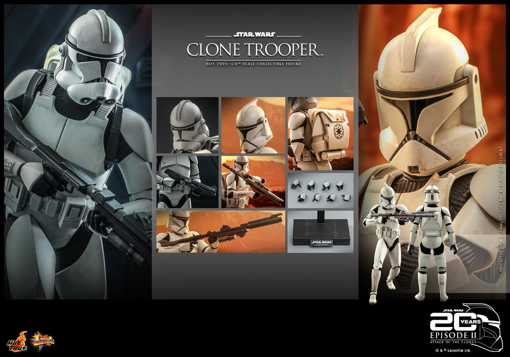 Pedido Figura Clone Trooper - Star Wars Episode II: Attack of the Clones ™ marca Hot Toys MMS647 escala 1/6