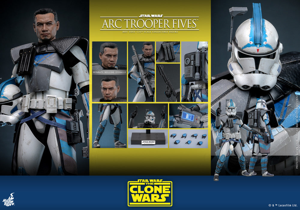Pedido Figura Arc Trooper Fives - Star Wars: The Clone Wars™ marca Hot Toys TMS132 escala 1/6