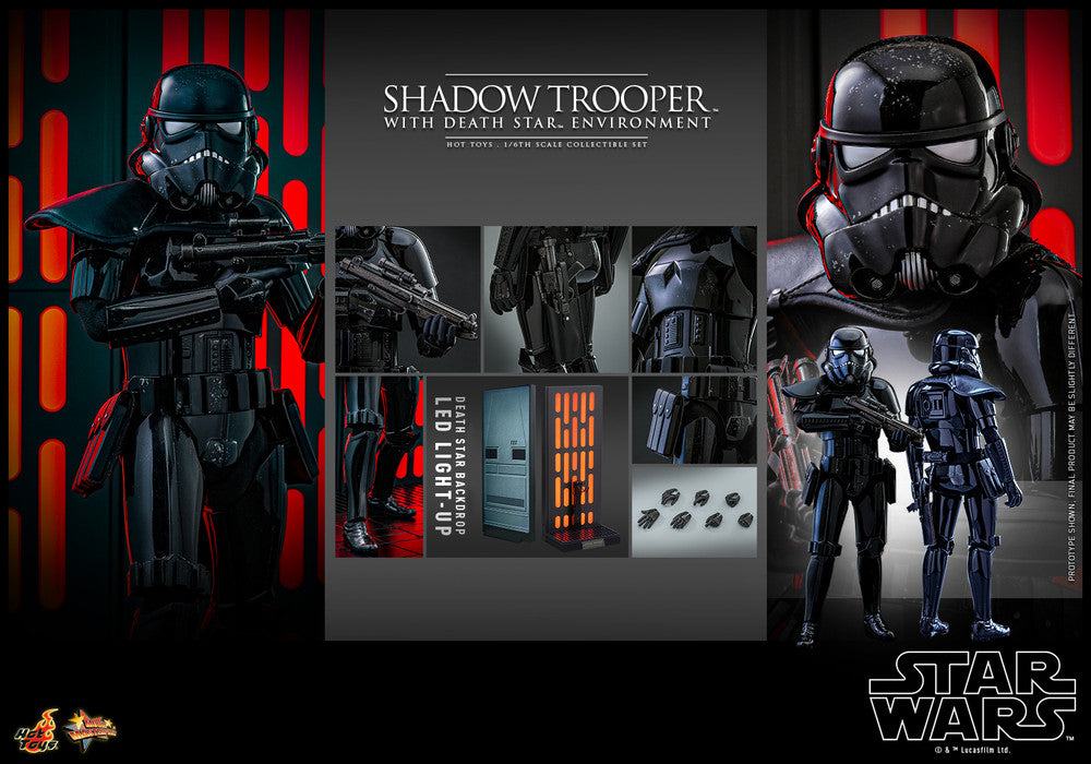 Pedido Figura Shadow Trooper con entorno de la Estrella de la Muerte / Death Star Environment - Star Wars™ marca Hot Toys MMS737 escala 1/6