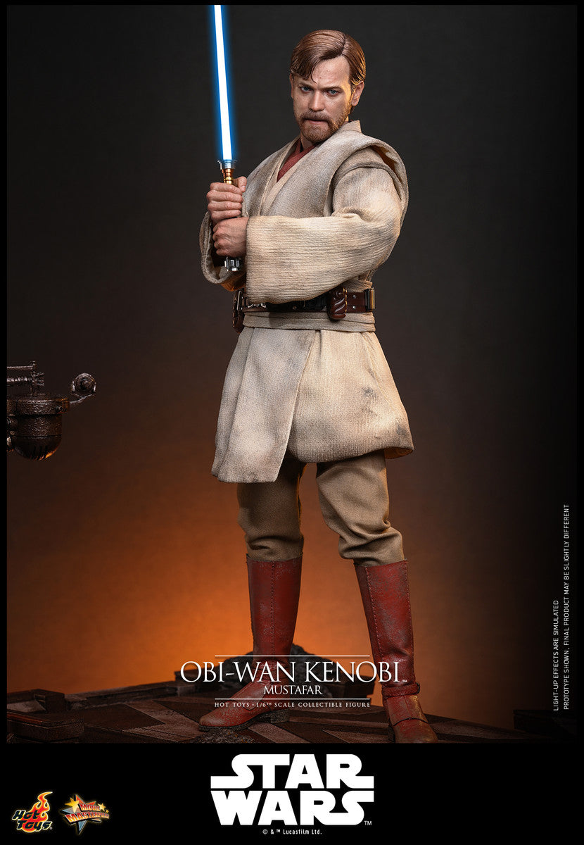 Preventa Figura Obi-Wan Kenobi (Mustafar) - Star Wars: Revenge of the Sith marca Hot Toys MMS843 escala 1/6