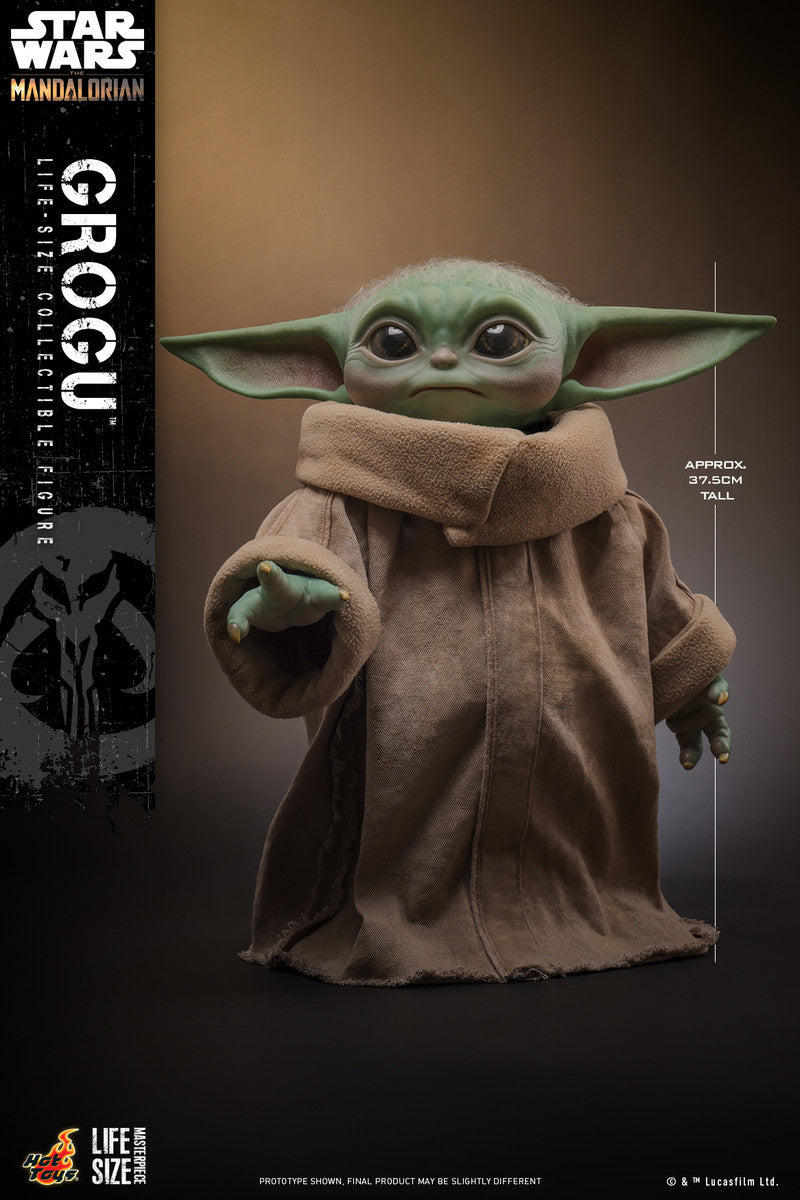 Preventa Figura Grogu (Tamaño real) - The Mandalorian marca Hot Toys LMS015 escala real 1/1