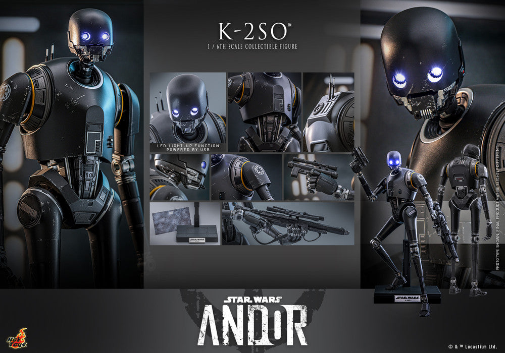 Preventa Figura K-2SO - Star Wars: Andor marca Hot Toys TMS156 escala 1/6