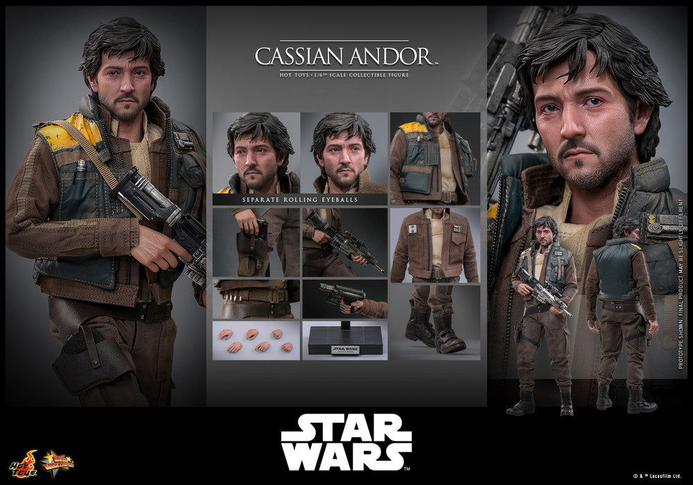 Preventa Figura Cassian Andor - Rogue One: A Star Wars Story marca Hot Toys MMS802 escala 1/6