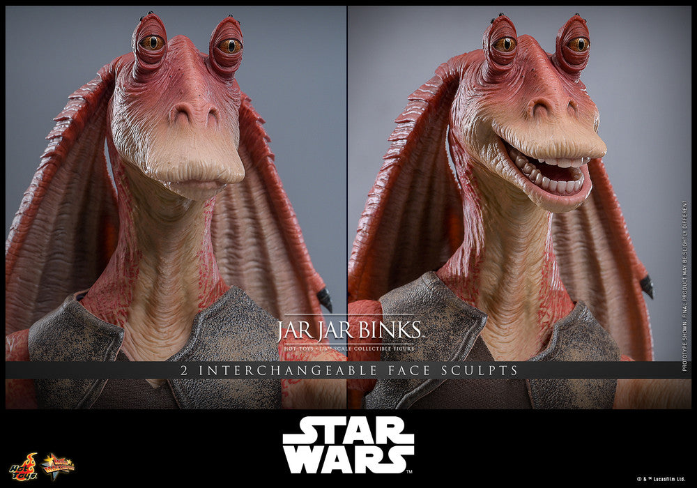 Preventa Figura Jar Jar Binks - Star Wars: The Phantom Menace marca Hot Toys MMS807 escala 1/6