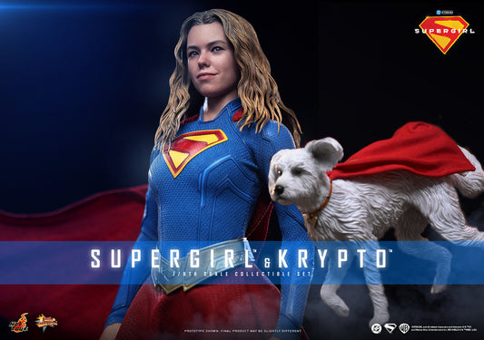 Preventa Figura Supergirl & Krypto - Supergirl marca Hot Toys MMS869 escala 1/6