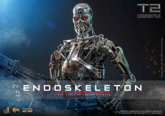 Preventa Figura Endoskeleton (Battle Damaged Version) (DIECAST) - Terminator 2: Judgment Day marca Hot Toys MMS840D77 escala 1/6