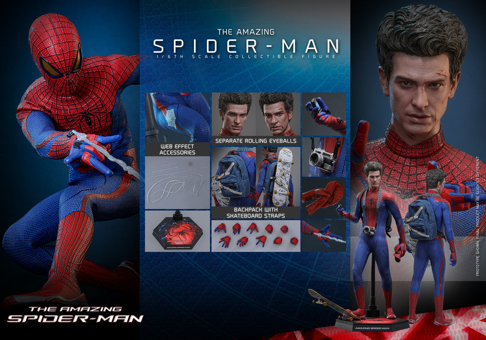 Preventa Figura Spider-Man - The Amazing Spider-Man marca Hot Toys MMS771 escala 1/6