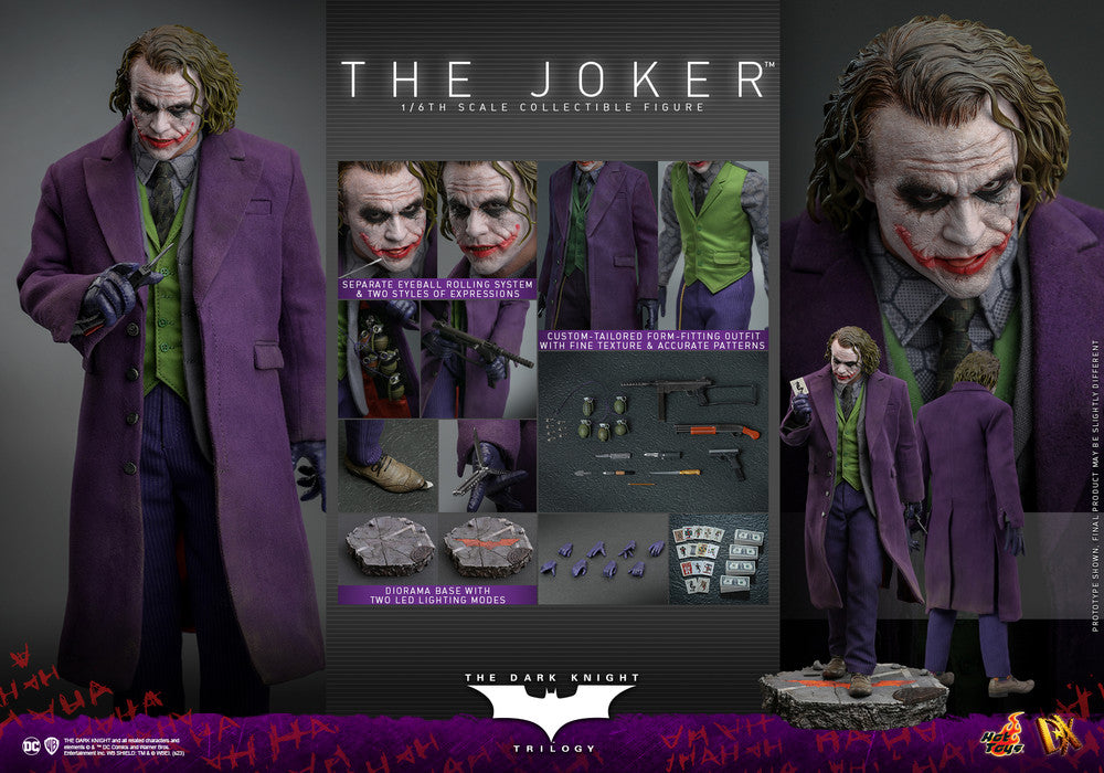 Pedido Figura The Joker - The Dark Knight Trilogy marca Hot Toys DX32 escala 1/6