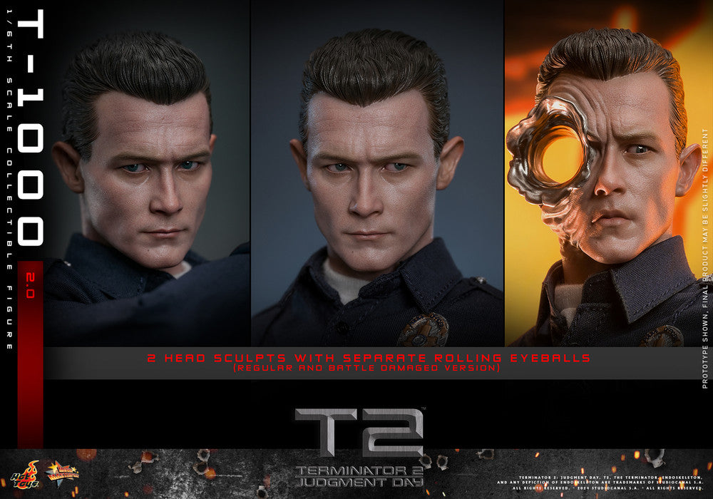 Preventa Figura T-1000 (2.0) - Terminator 2: Judgment Day marca Hot Toys MMS774 escala 1/6