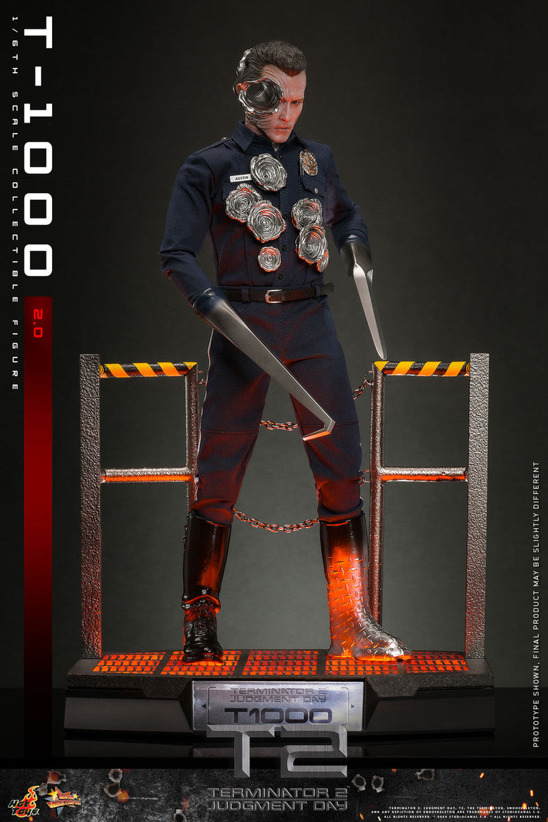 Preventa Figura T-1000 (2.0) - Terminator 2: Judgment Day marca Hot Toys MMS774 escala 1/6