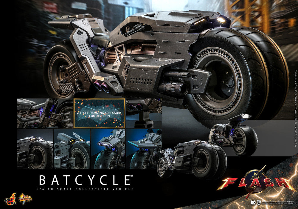 Preventa Vehículo Batcycle - The Flash marca Hot Toys MMS704 escala 1/6