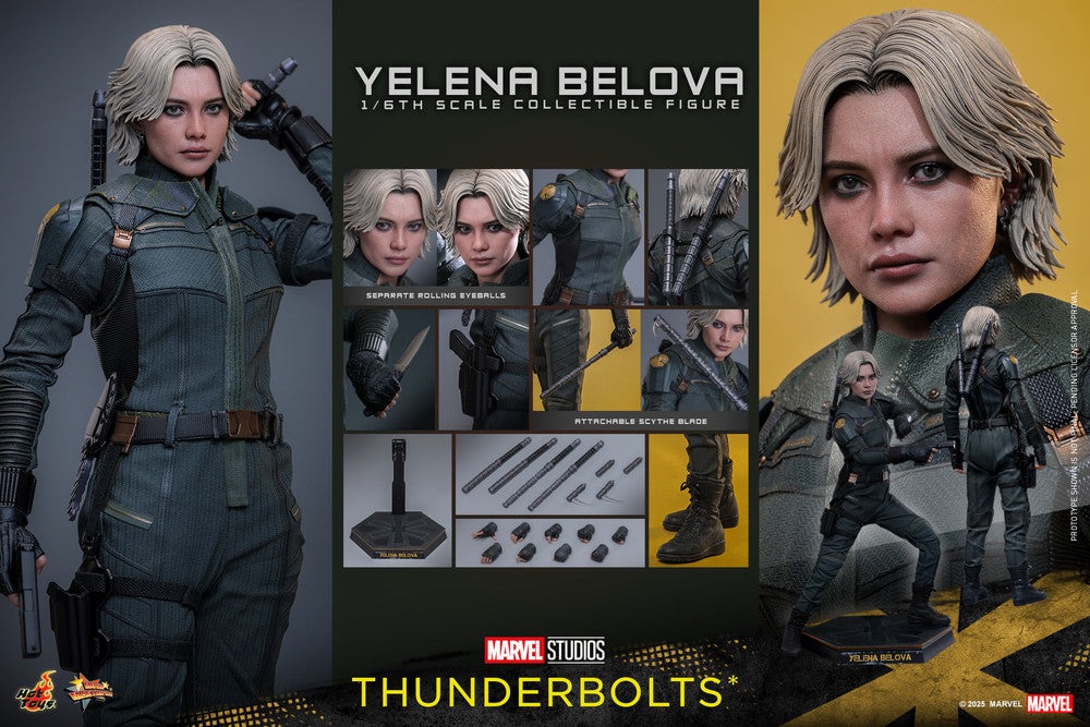 Preventa Figura Yelena Belova - Thunderbolts* marca Hot Toys MMS818 escala 1/6