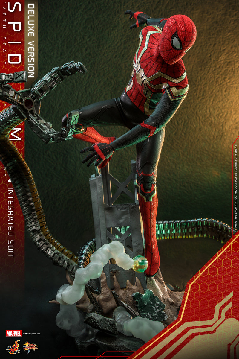 Pedido Figura Spider-Man (Integrated Suit) (Deluxe version) - Spider-Man: No Way Home marca Hot Toys MMS624 escala 1/6