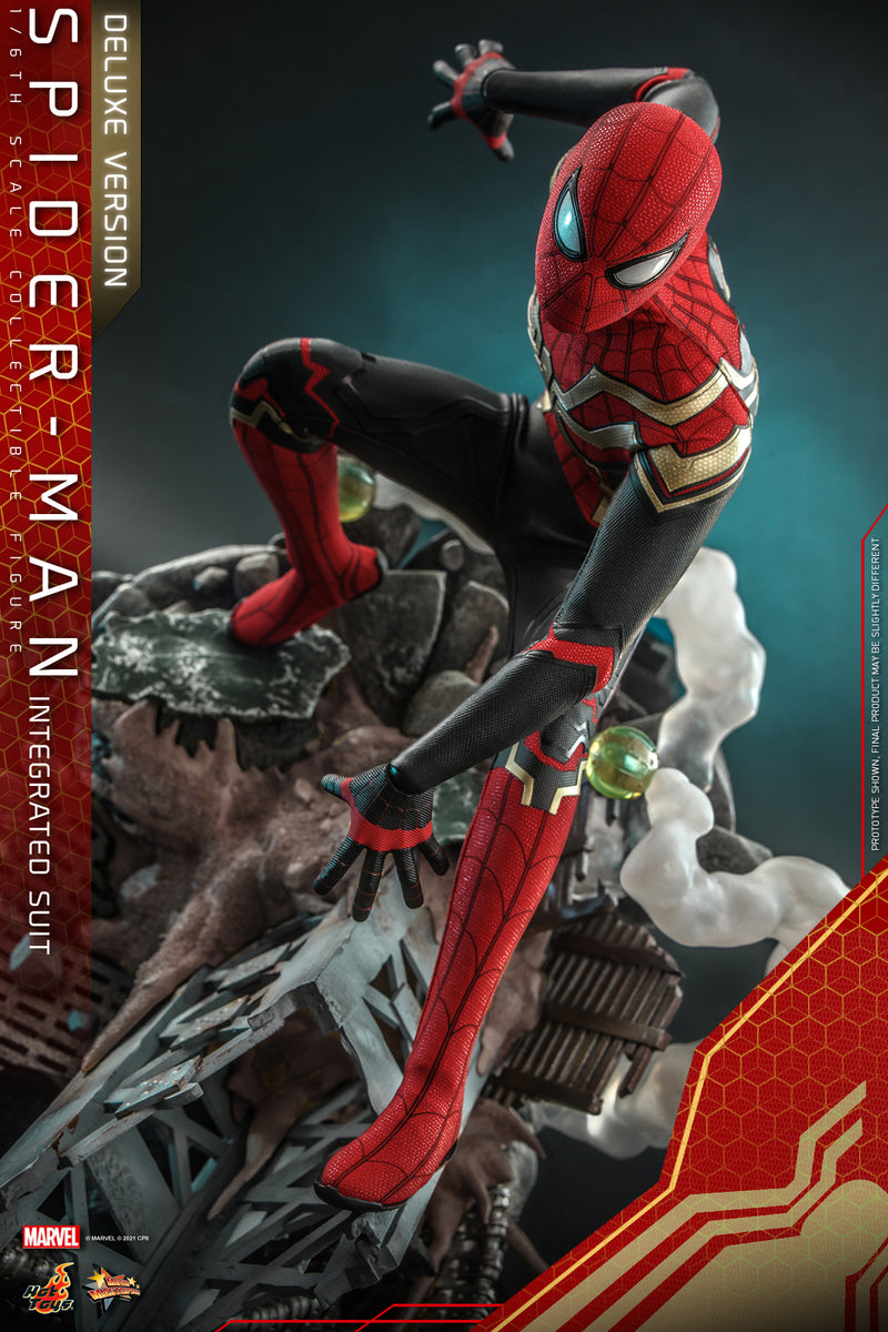 Pedido Figura Spider-Man (Integrated Suit) (Deluxe version) - Spider-Man: No Way Home marca Hot Toys MMS624 escala 1/6