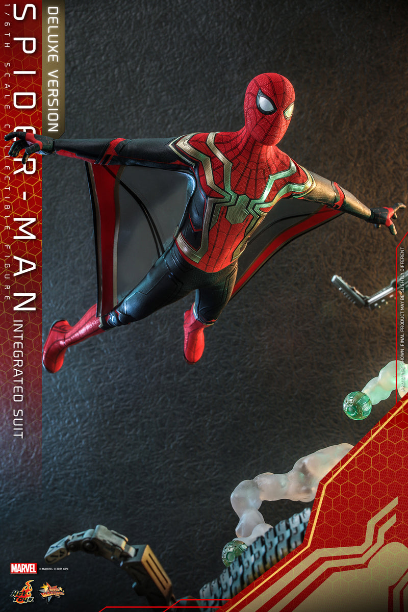 Pedido Figura Spider-Man (Integrated Suit) (Deluxe version) - Spider-Man: No Way Home marca Hot Toys MMS624 escala 1/6