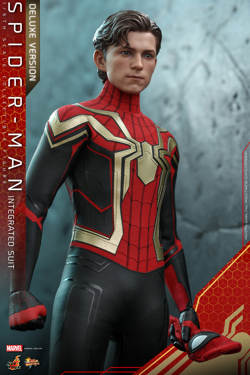 Pedido Figura Spider-Man (Integrated Suit) (Deluxe version) - Spider-Man: No Way Home marca Hot Toys MMS624 escala 1/6