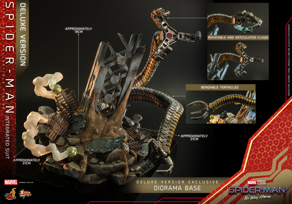 Pedido Figura Spider-Man (Integrated Suit) (Deluxe version) - Spider-Man: No Way Home marca Hot Toys MMS624 escala 1/6
