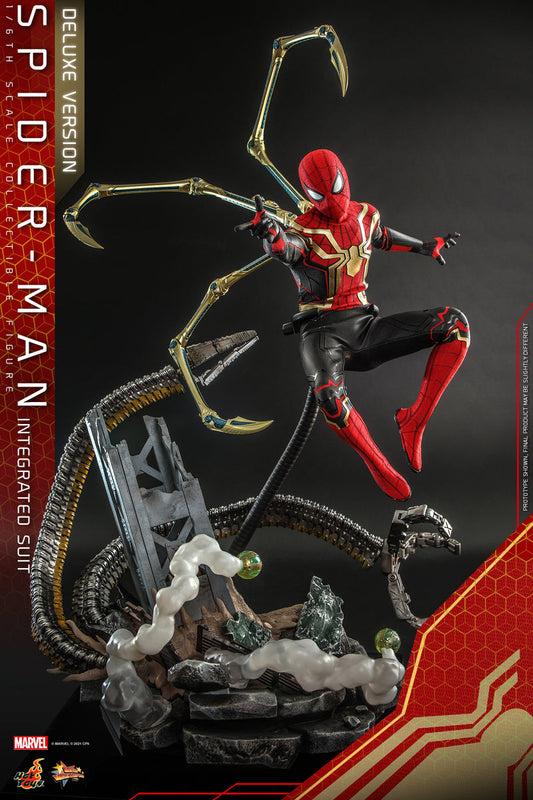 Pedido Figura Spider-Man (Integrated Suit) (Deluxe version) - Spider-Man: No Way Home marca Hot Toys MMS624 escala 1/6