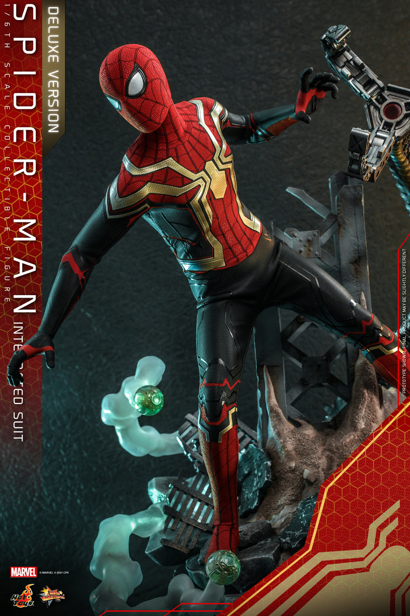 Pedido Figura Spider-Man (Integrated Suit) (Deluxe version) - Spider-Man: No Way Home marca Hot Toys MMS624 escala 1/6