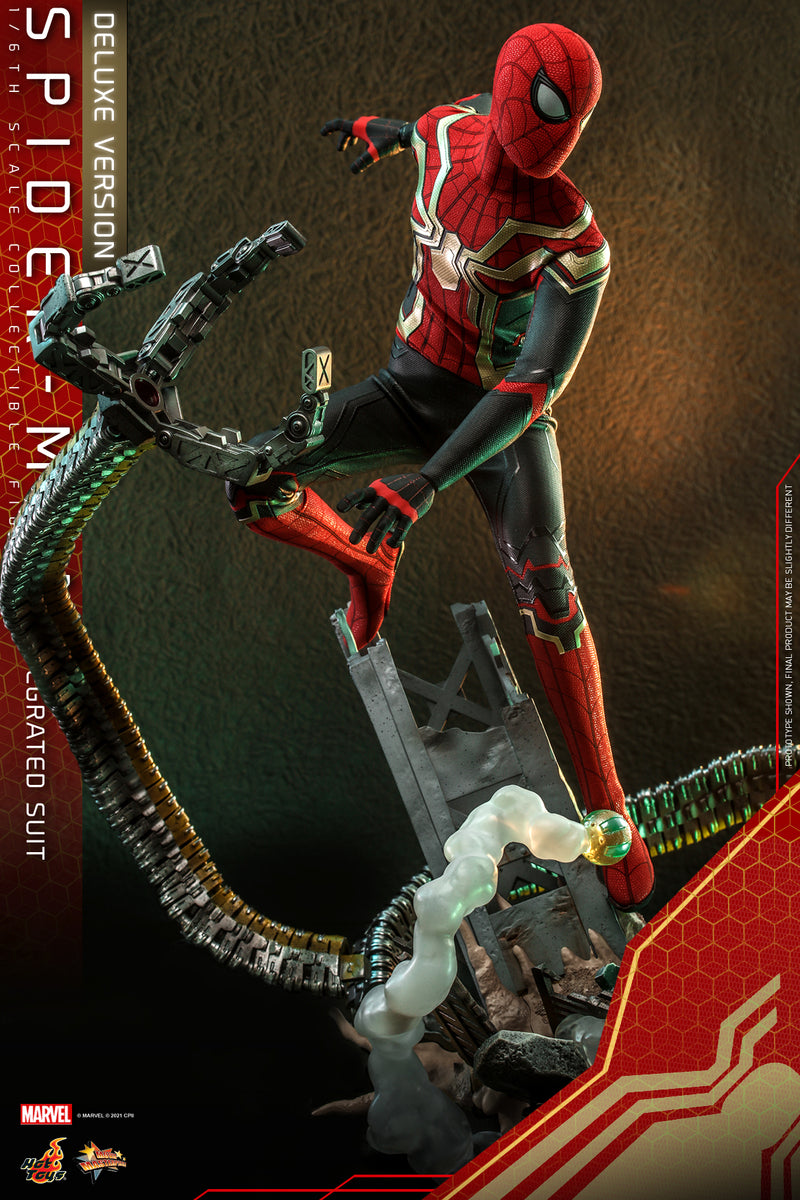 Pedido Figura Spider-Man (Integrated Suit) (Deluxe version) - Spider-Man: No Way Home marca Hot Toys MMS624 escala 1/6