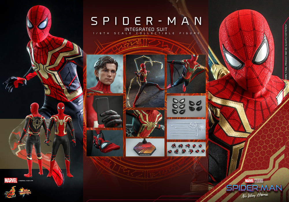 Pedido Figura Spider-Man (Integrated Suit) - Spider-Man: No Way Home marca Hot Toys MMS623 escala 1/6