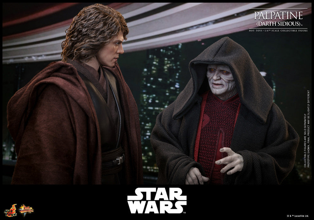 Preventa Figura Palpatine (Darth Sidious) - Star Wars: Episode III Revenge of the Sith marca Hot Toys MMS805 escala 1/6