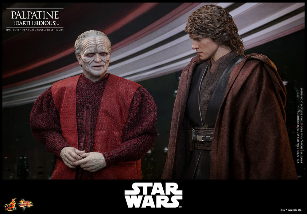 Preventa Figura Palpatine (Darth Sidious) - Star Wars: Episode III Revenge of the Sith marca Hot Toys MMS805 escala 1/6