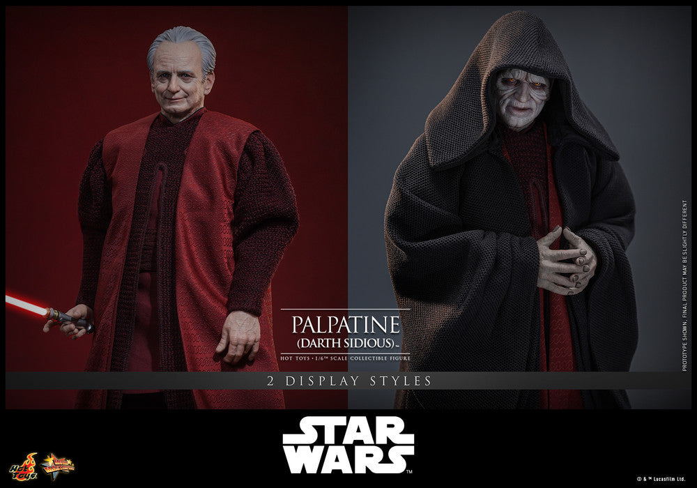 Preventa Figura Palpatine (Darth Sidious) - Star Wars: Episode III Revenge of the Sith marca Hot Toys MMS805 escala 1/6