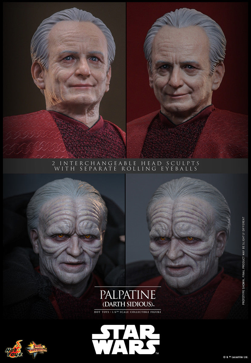 Preventa Figura Palpatine (Darth Sidious) - Star Wars: Episode III Revenge of the Sith marca Hot Toys MMS805 escala 1/6