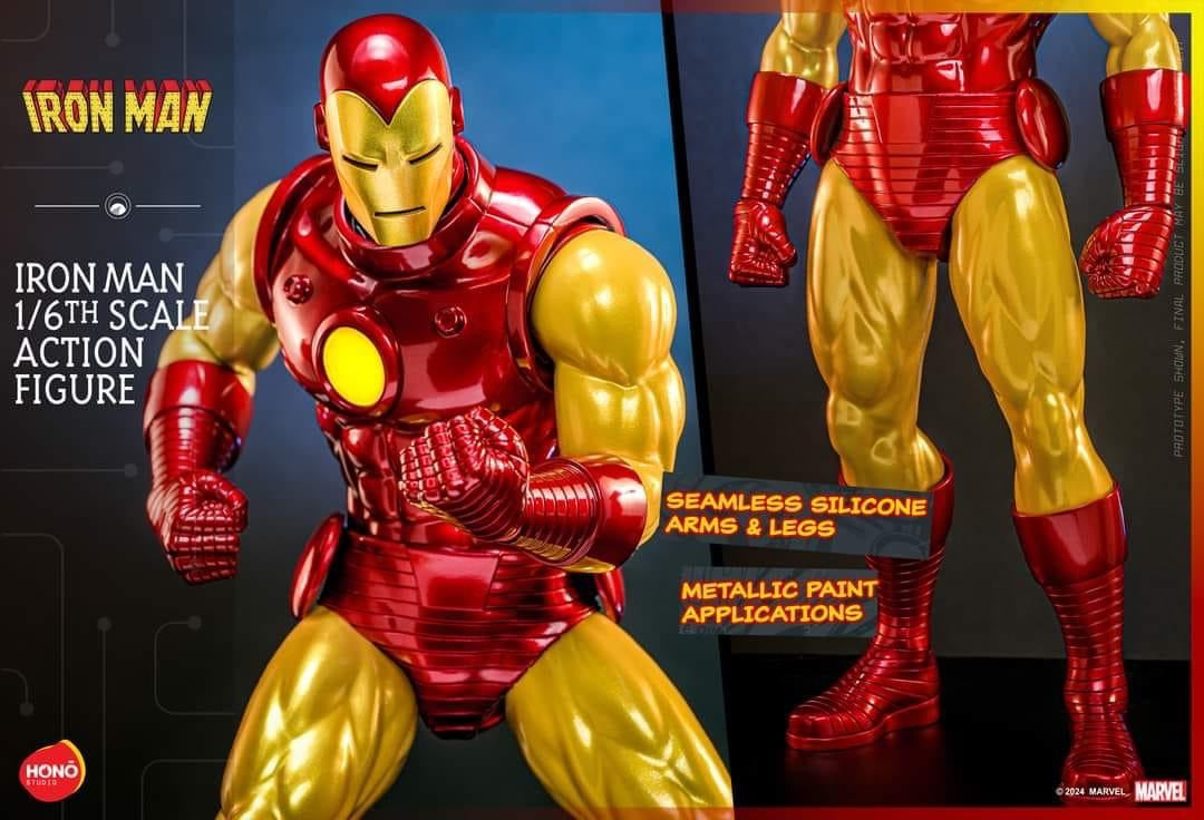 Pedido Figura Iron Man marca Hot Toys x Hono Studio HS05 escala 1/6