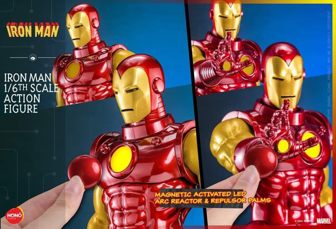 Pedido Figura Iron Man marca Hot Toys x Hono Studio HS05 escala 1/6