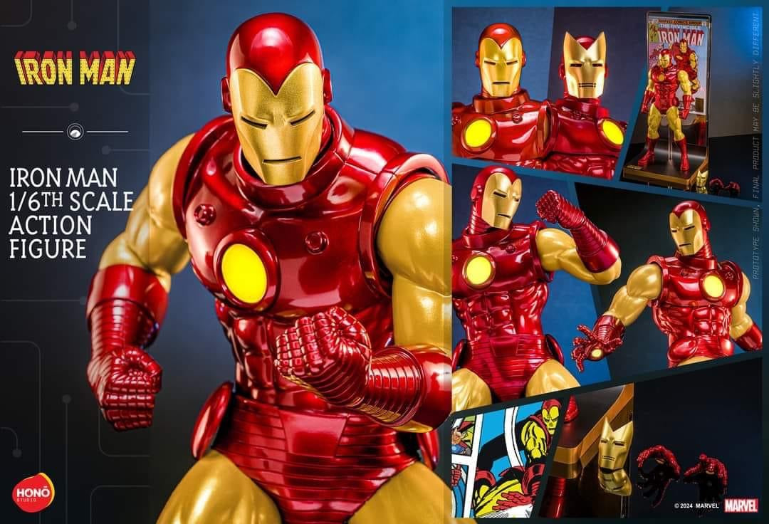 Pedido Figura Iron Man marca Hot Toys x Hono Studio HS05 escala 1/6