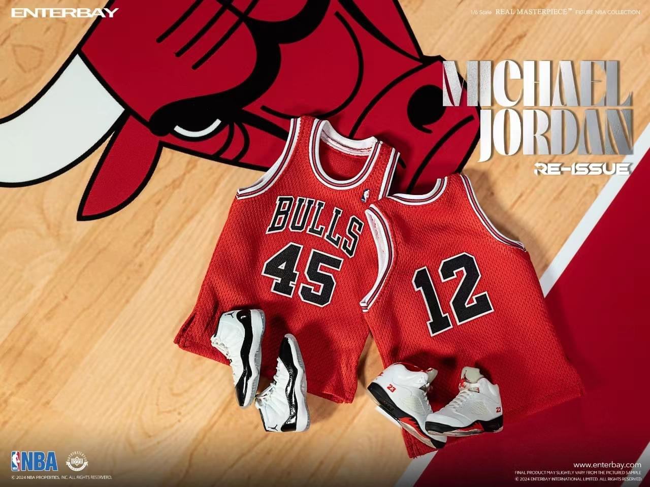 Pedido Figura MICHAEL JORDAN - I'm Back #45 marca EnterBay RM-1053 escala 1/6 (relanzamiento)