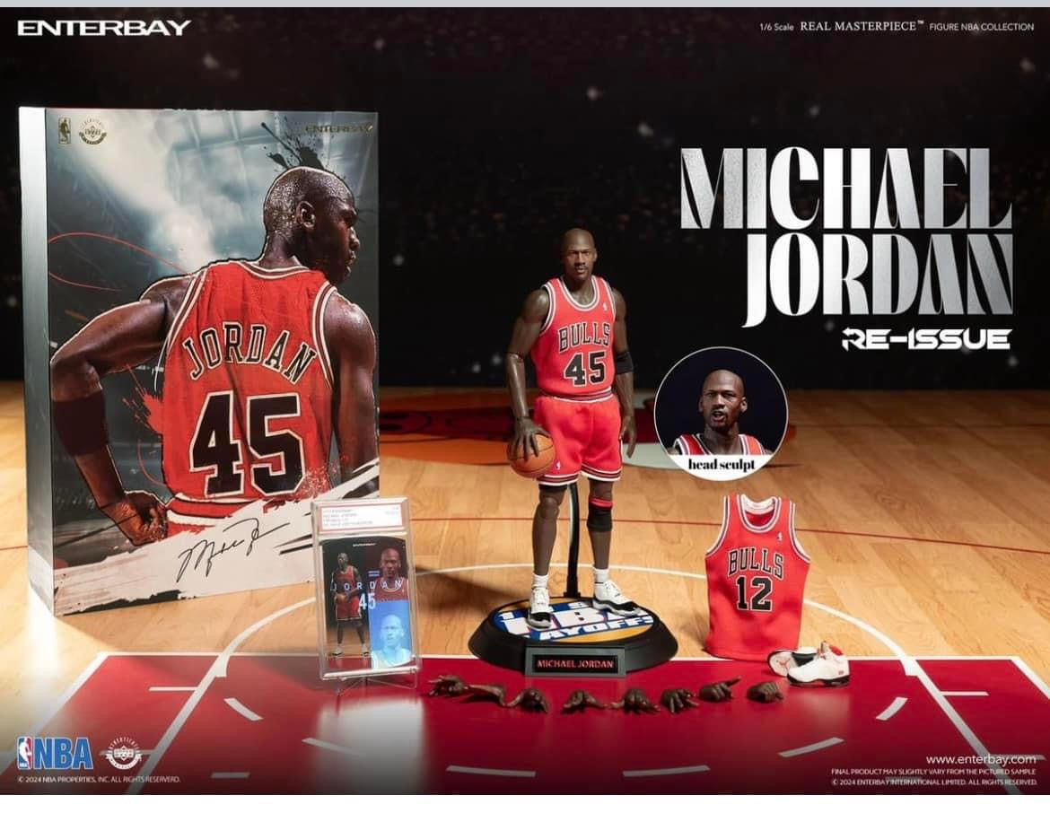 Pedido Figura MICHAEL JORDAN - I'm Back #45 marca EnterBay RM-1053 escala 1/6 (relanzamiento)
