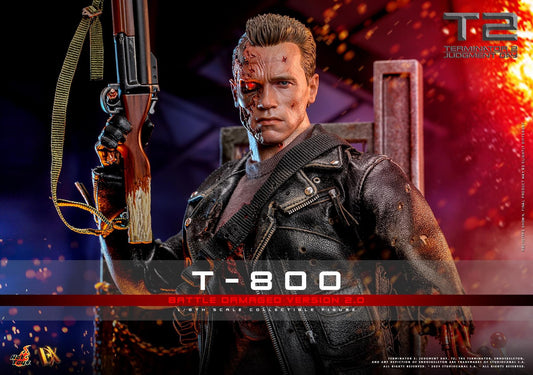 Pedido Figura T-800 (Battle Damaged Version 2.0) - Terminator 2: Judgment Day marca Hot Toys DX46 escala 1/6 (SOLO 1 DISPONIBLE)