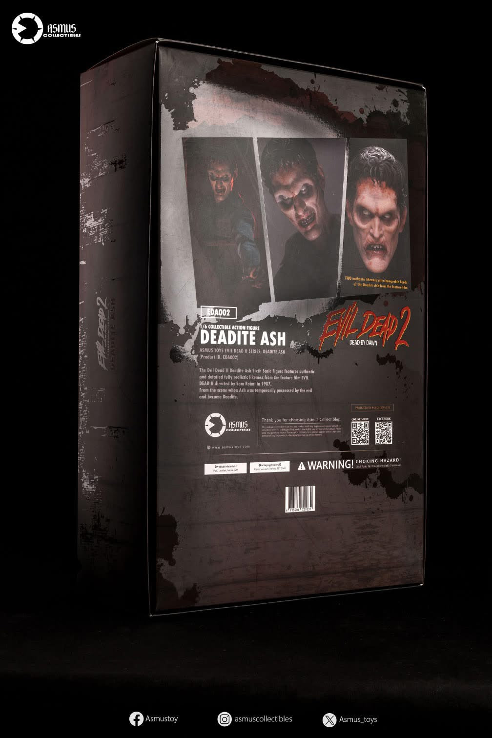 Pedido Figura Deadite ASH - EVIL DEAD II Series marca Asmus Toys EDA002 escala 1/6